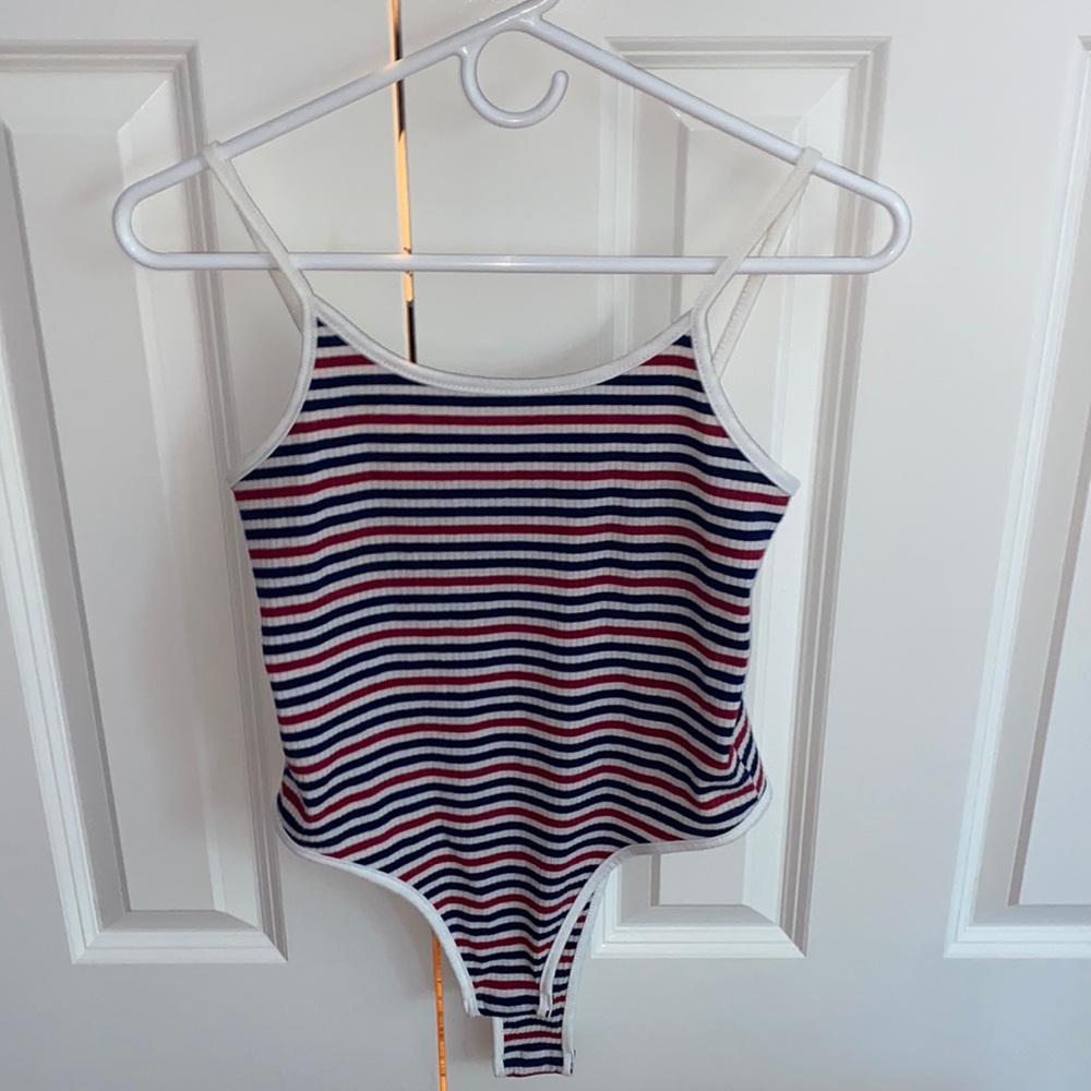 Stripped Bodysuit